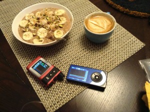 Pre race, real food, and diabetes tech